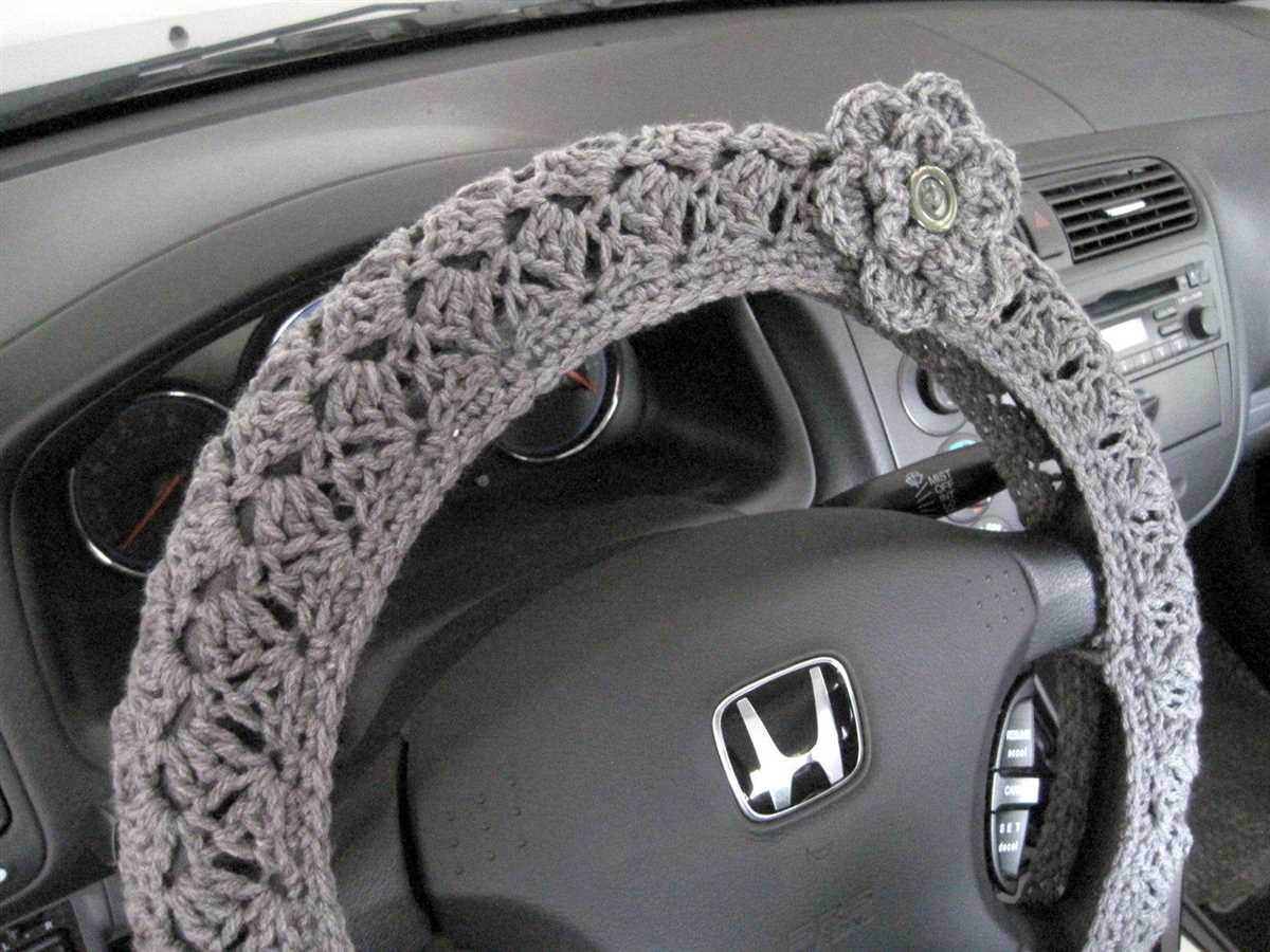 Steering wheel cover knitting pattern