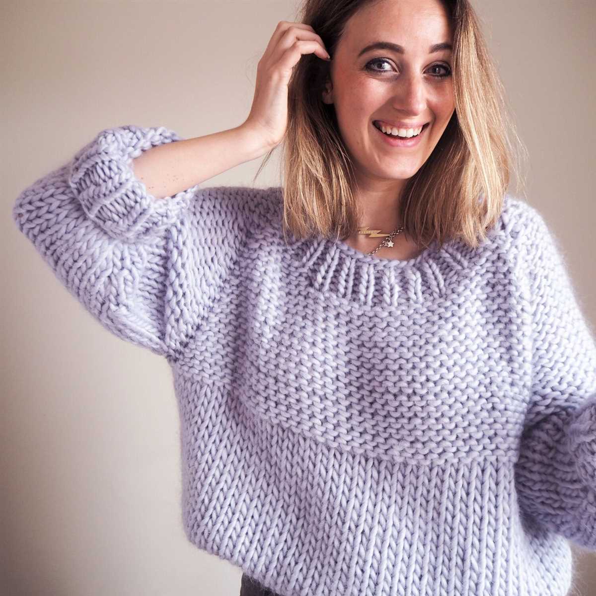 Slouchy jumper knitting pattern