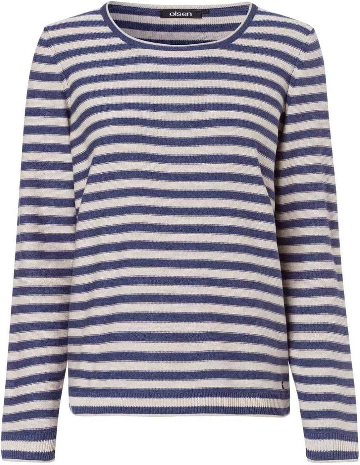 Striped knitted jumper pattern