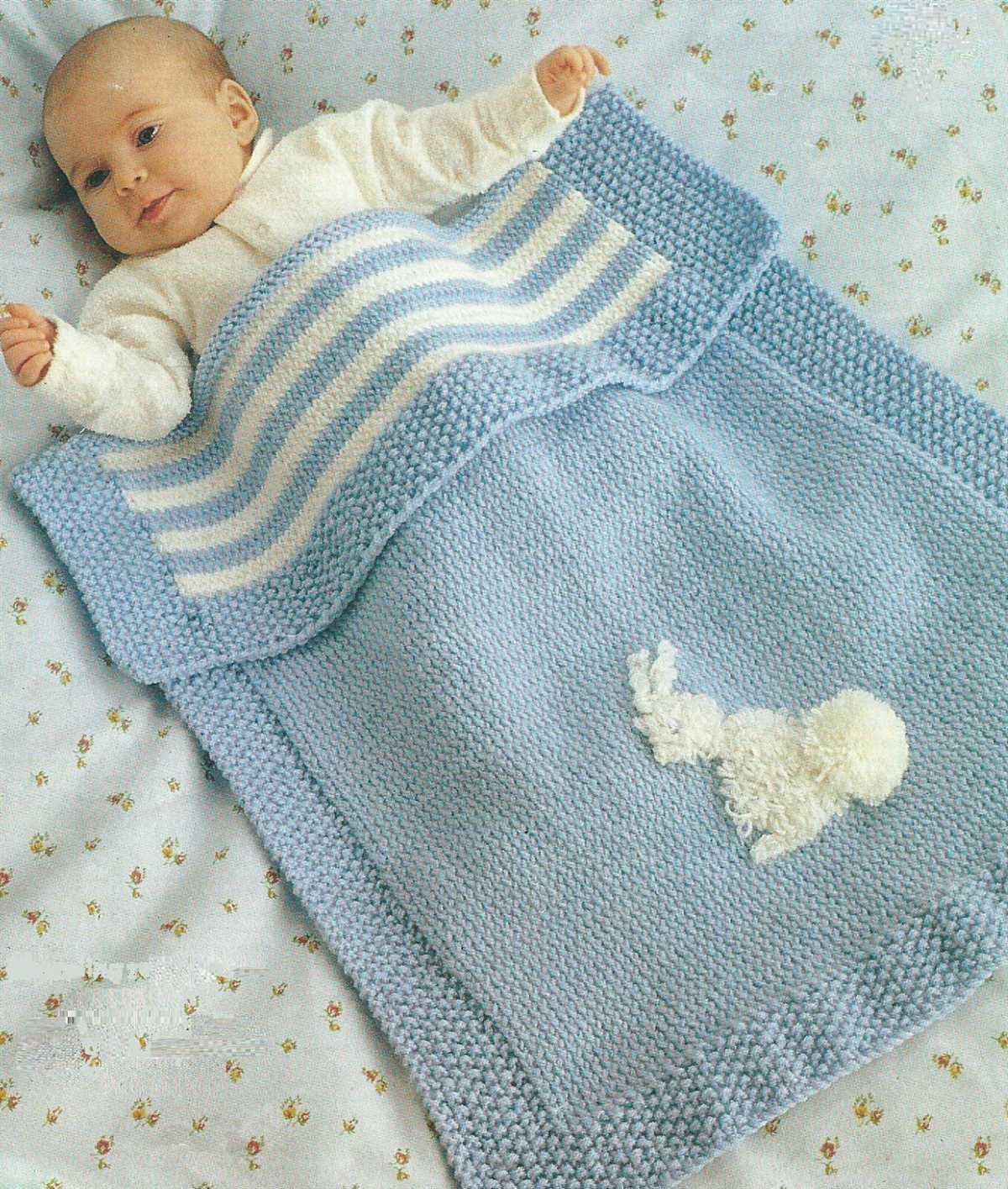 Stroller blanket knitting pattern