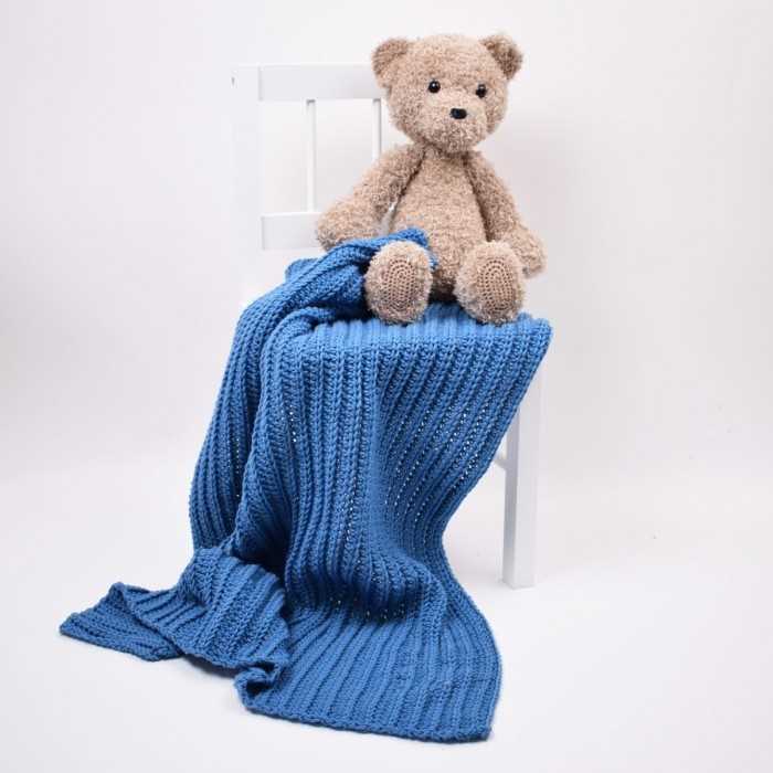 Stroller blanket knitting pattern