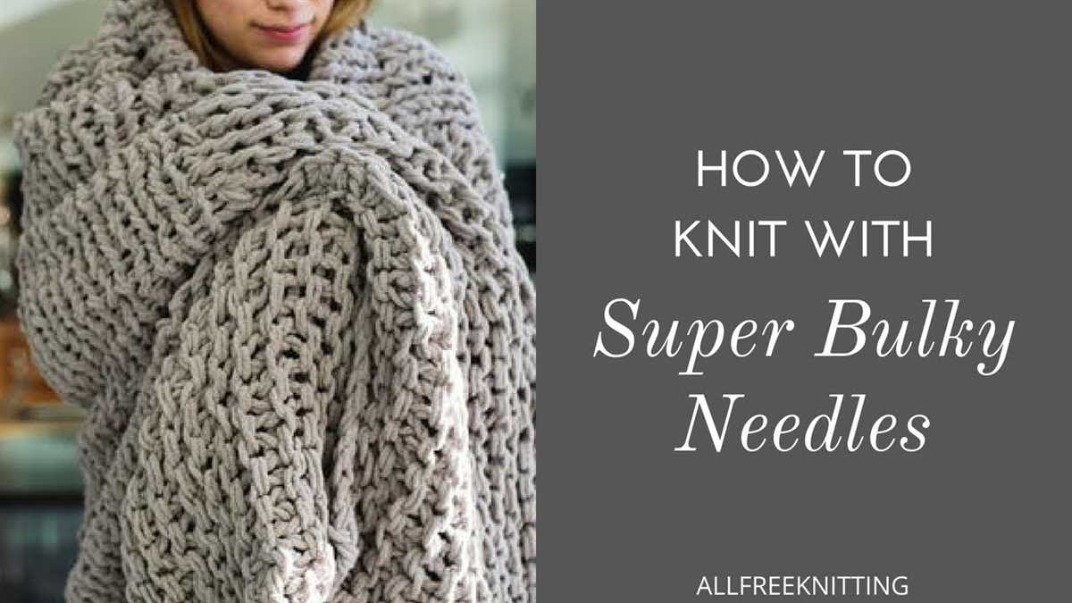 Super chunky knitting patterns