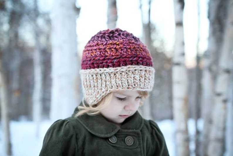 Super bulky beanie knit pattern
