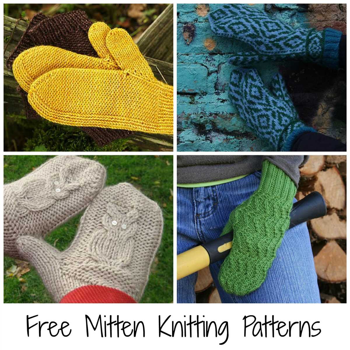 Basic knitted mitten pattern