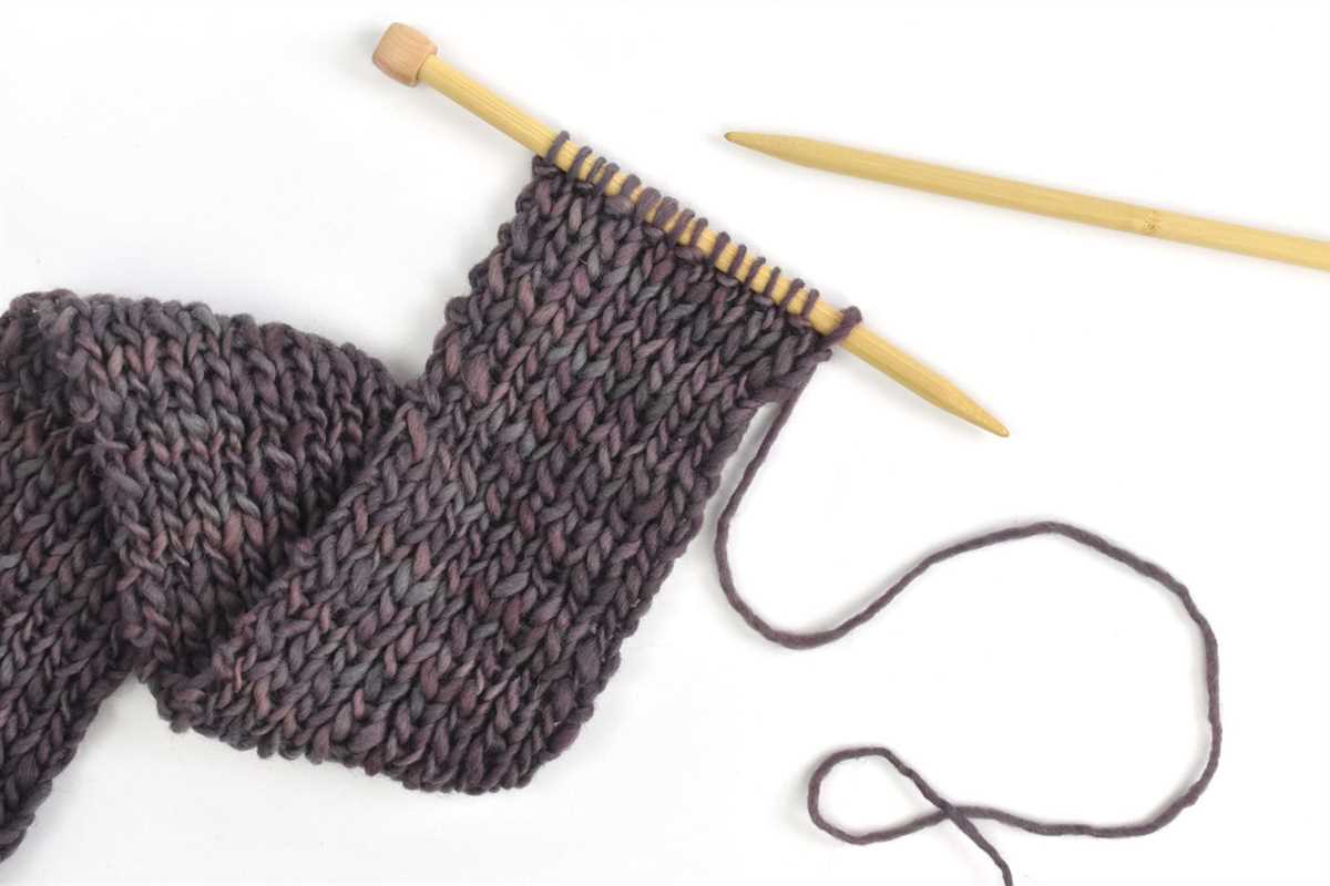 Bias knit scarf pattern free