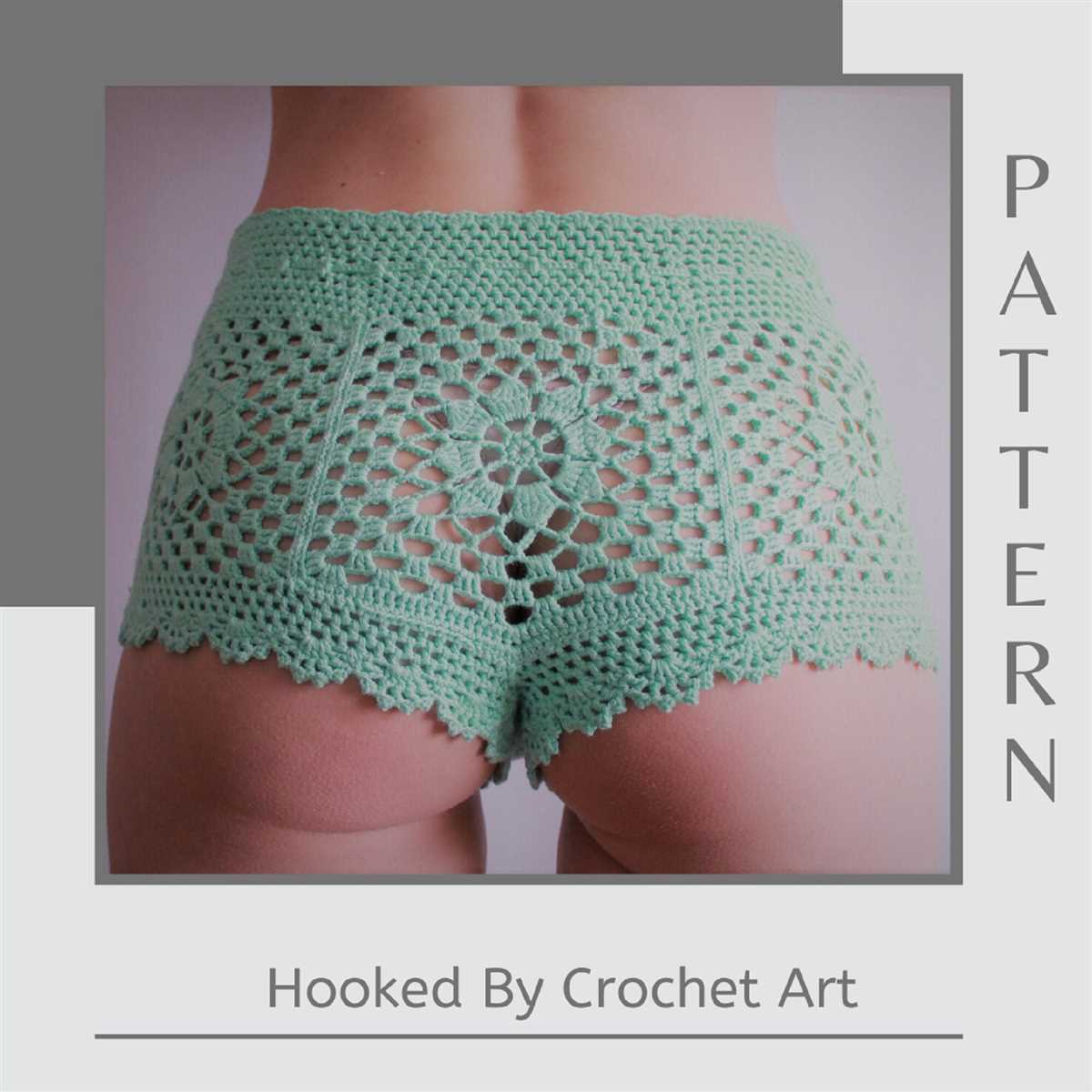 High waisted knit shorts pattern