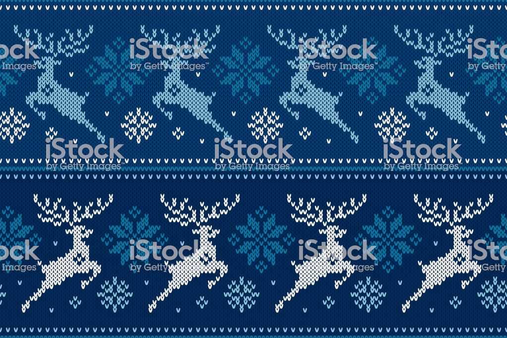 Fair isle snowflake knitting pattern