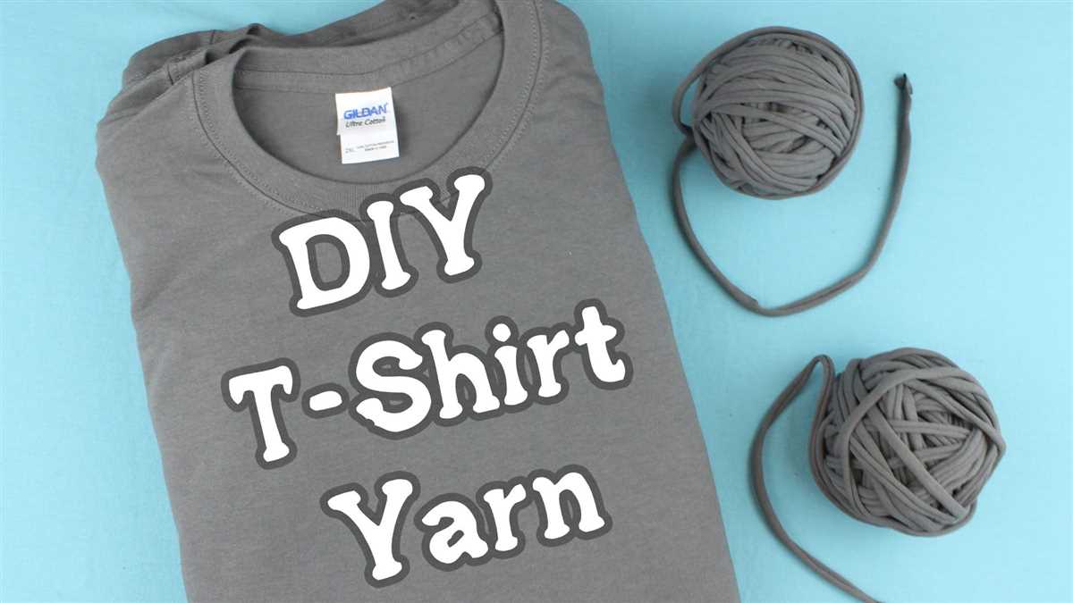 T shirt yarn knitting patterns