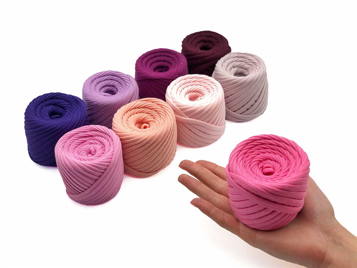 T shirt yarn knitting patterns