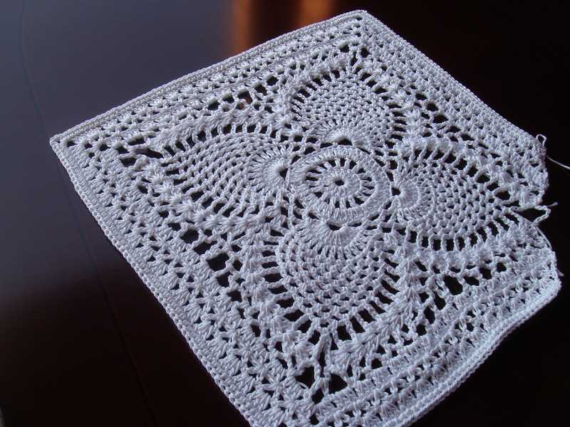 Table mat knitting pattern