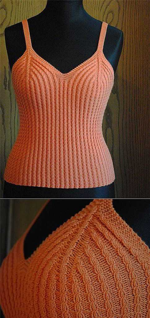 Tank top patterns knitting