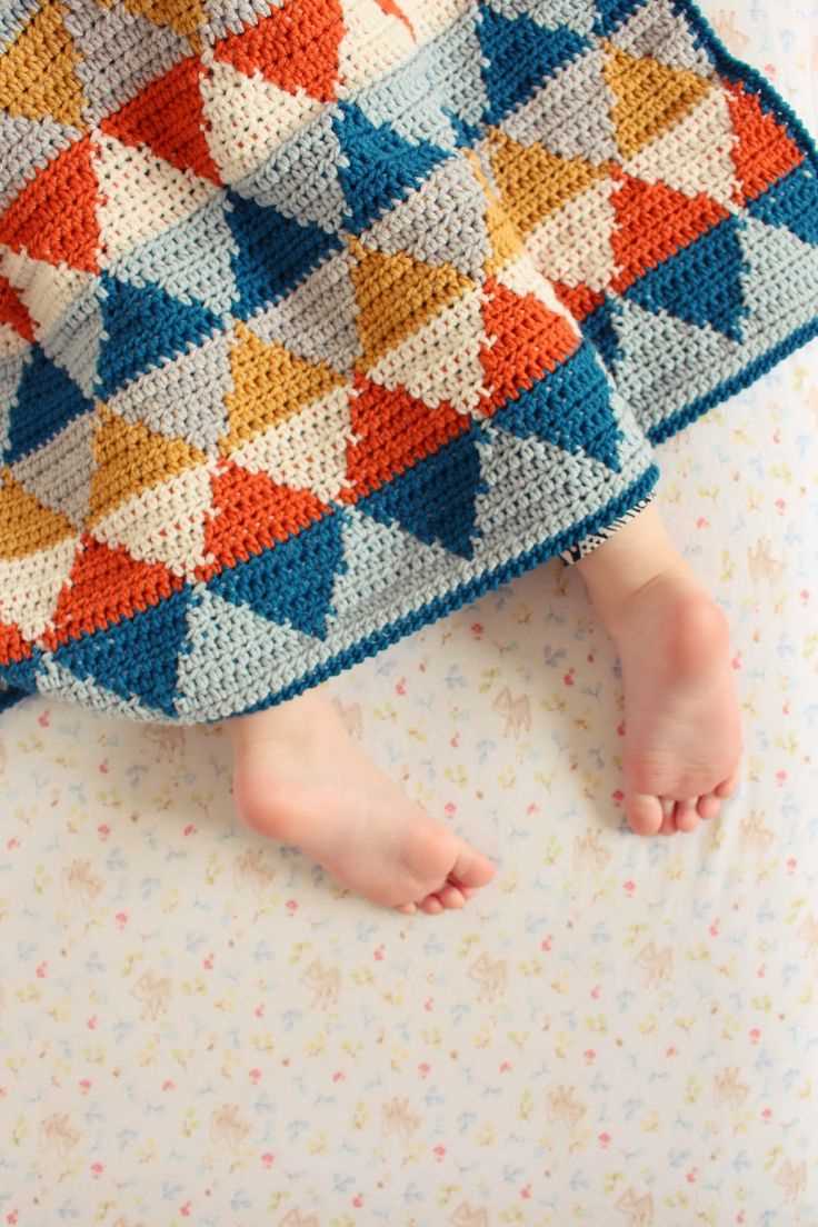 Tartan blanket knitting pattern