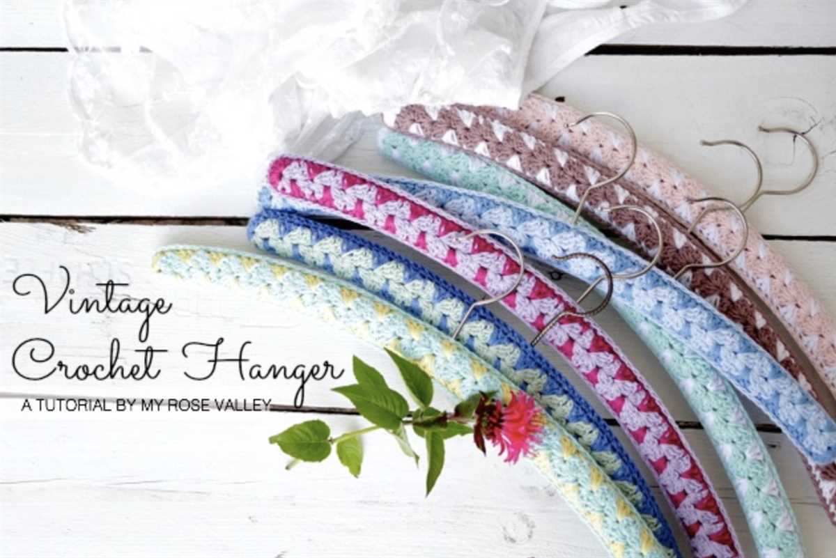 Free patterns for knitted or crochet coat hanger covers