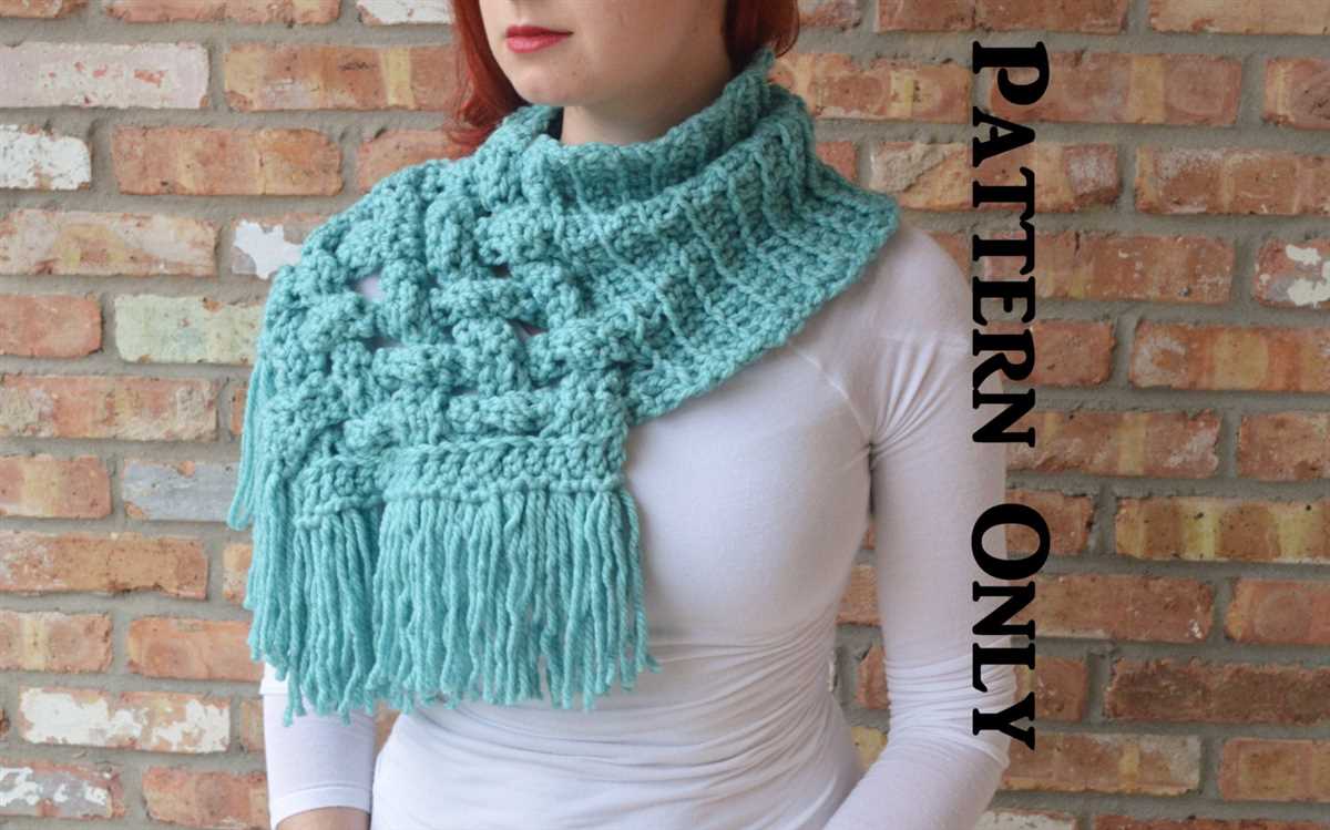 Giant scarf knitting pattern