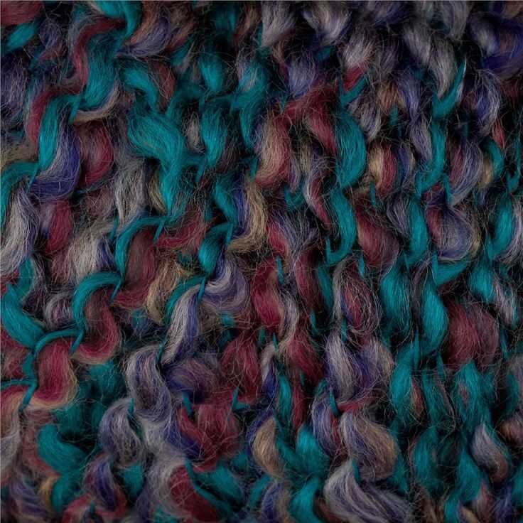 Homespun knit scarf pattern