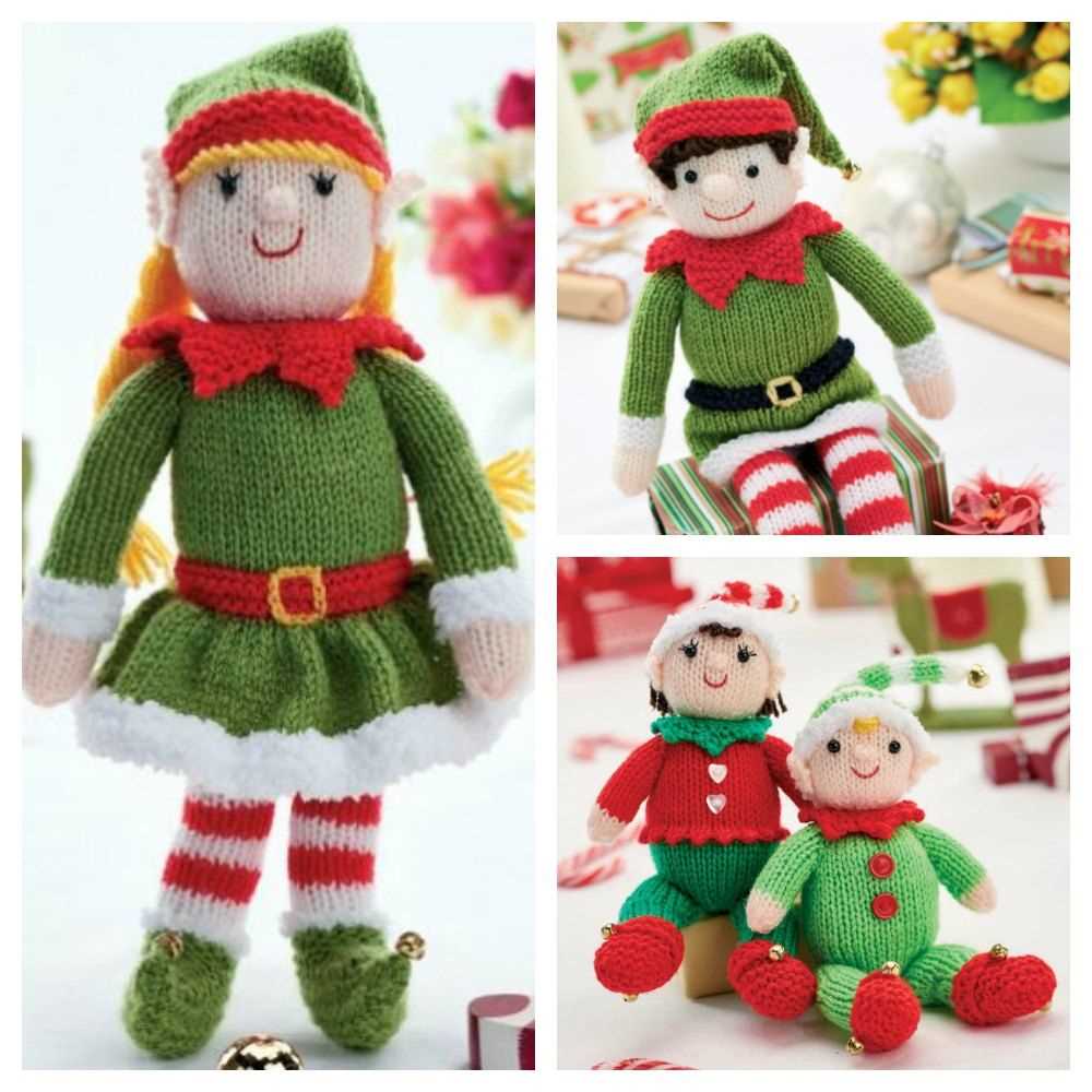Knitted christmas elf pattern free