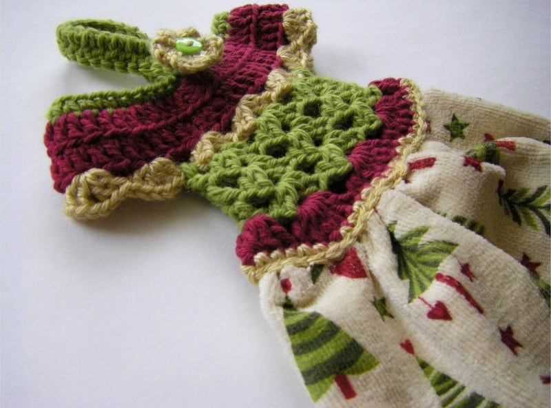 Tea towel topper knit pattern