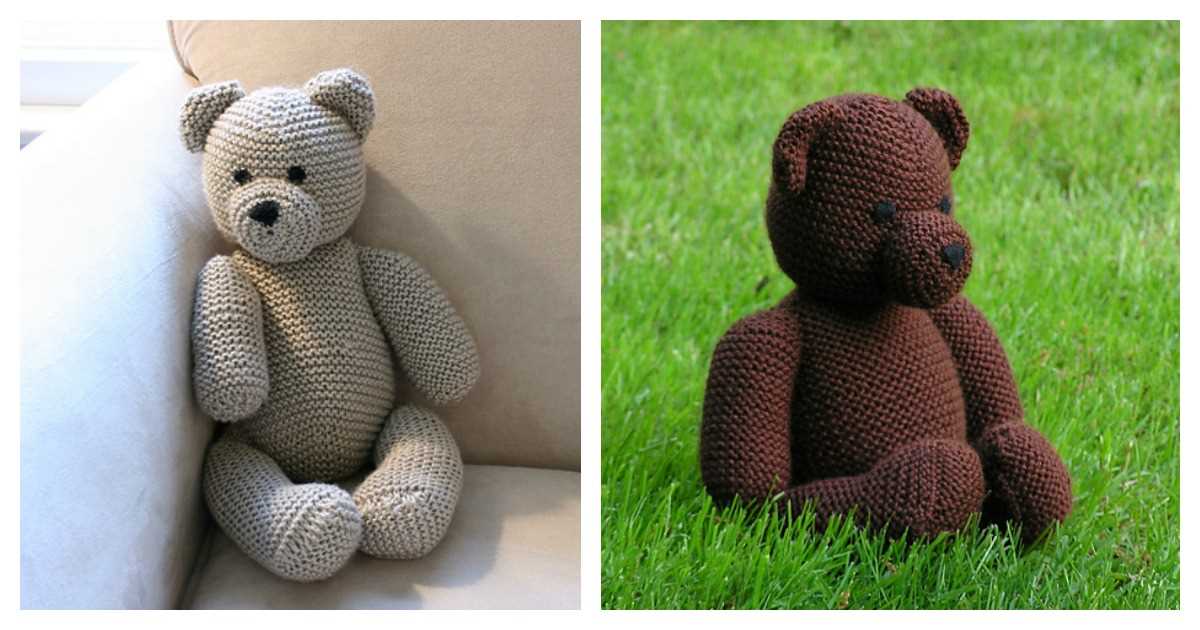 Teddy bear sweater knitting pattern free
