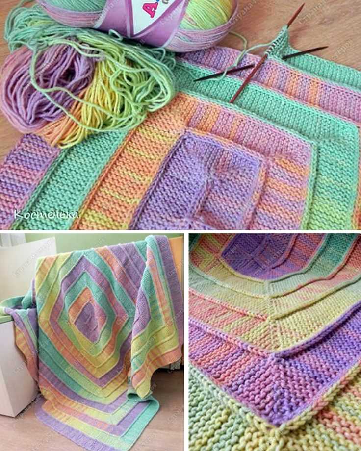 Ten stitch blanket knitting pattern