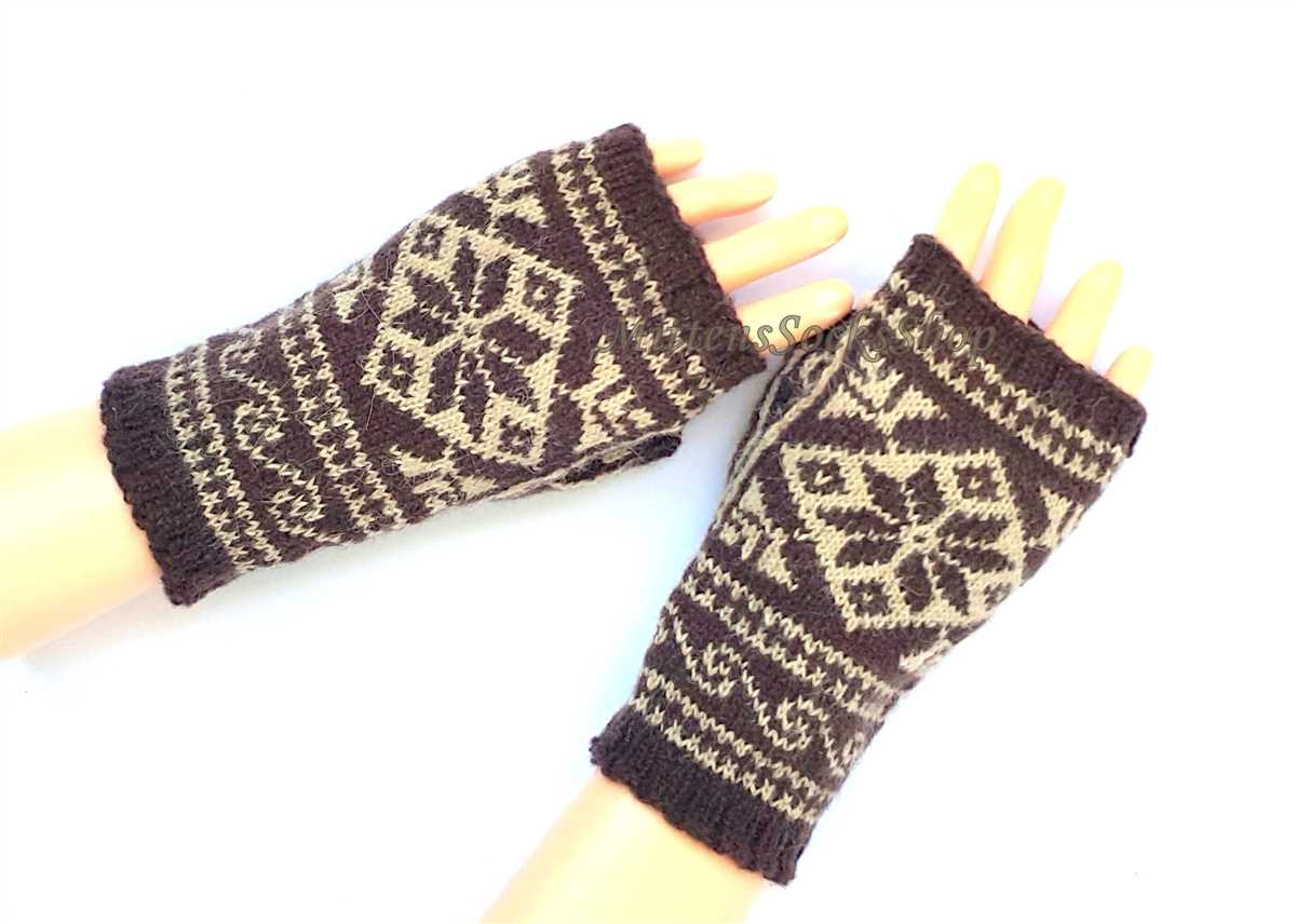 Texting mittens knitting pattern