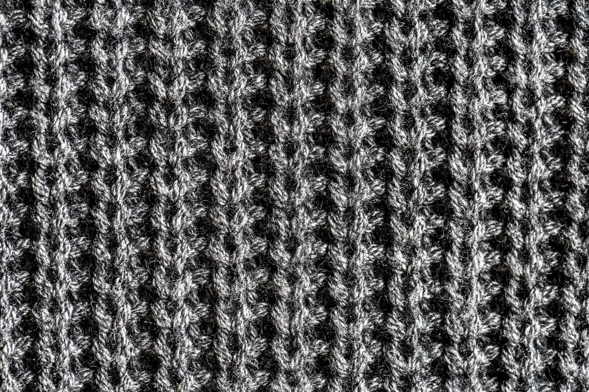 Textured knit blanket pattern