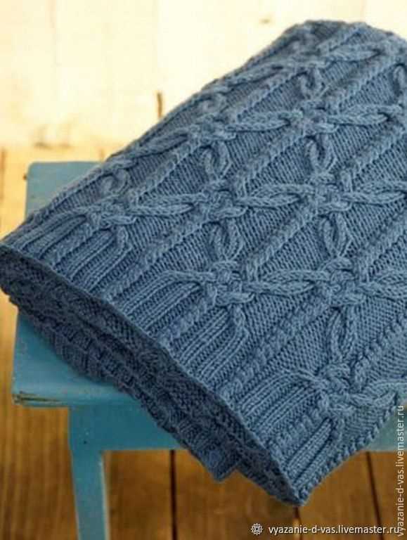 Textured knit blanket pattern