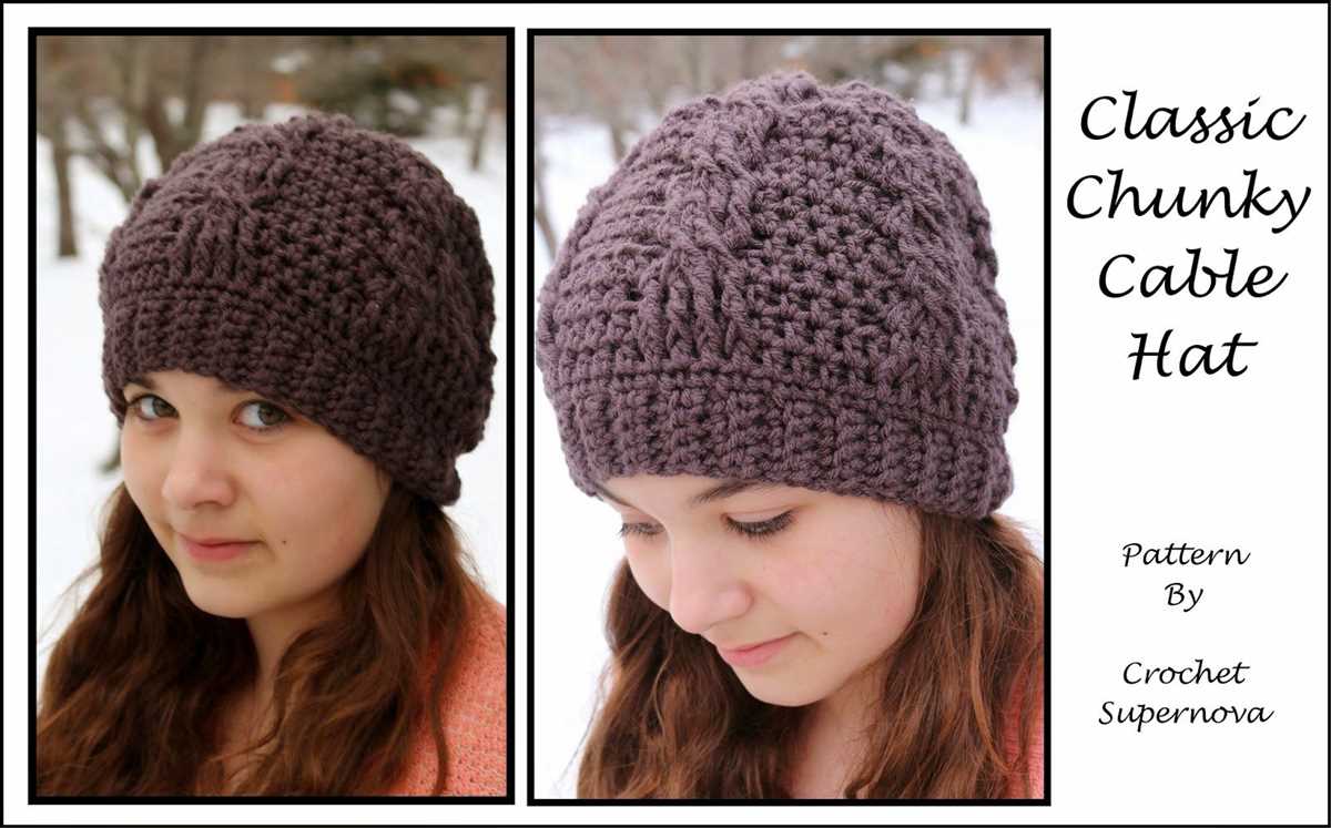 Worsted weight hat pattern knit