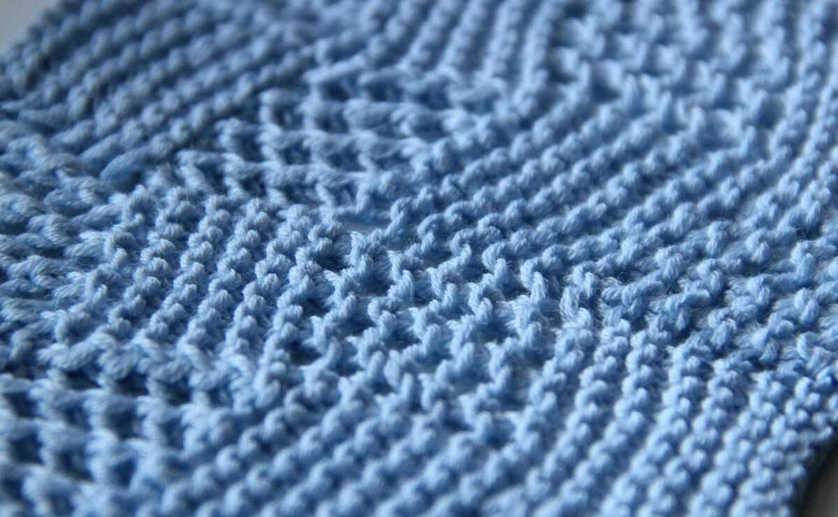 Clamshell knitting pattern
