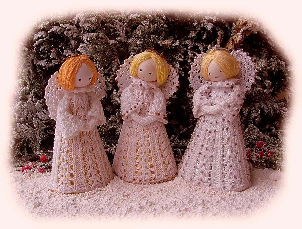 Create Your Own Knit Angel with this Pattern Knit angel pattern