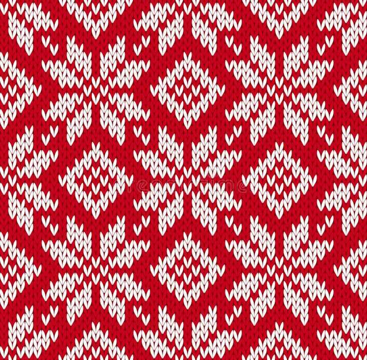 Knitted sweater ornament pattern
