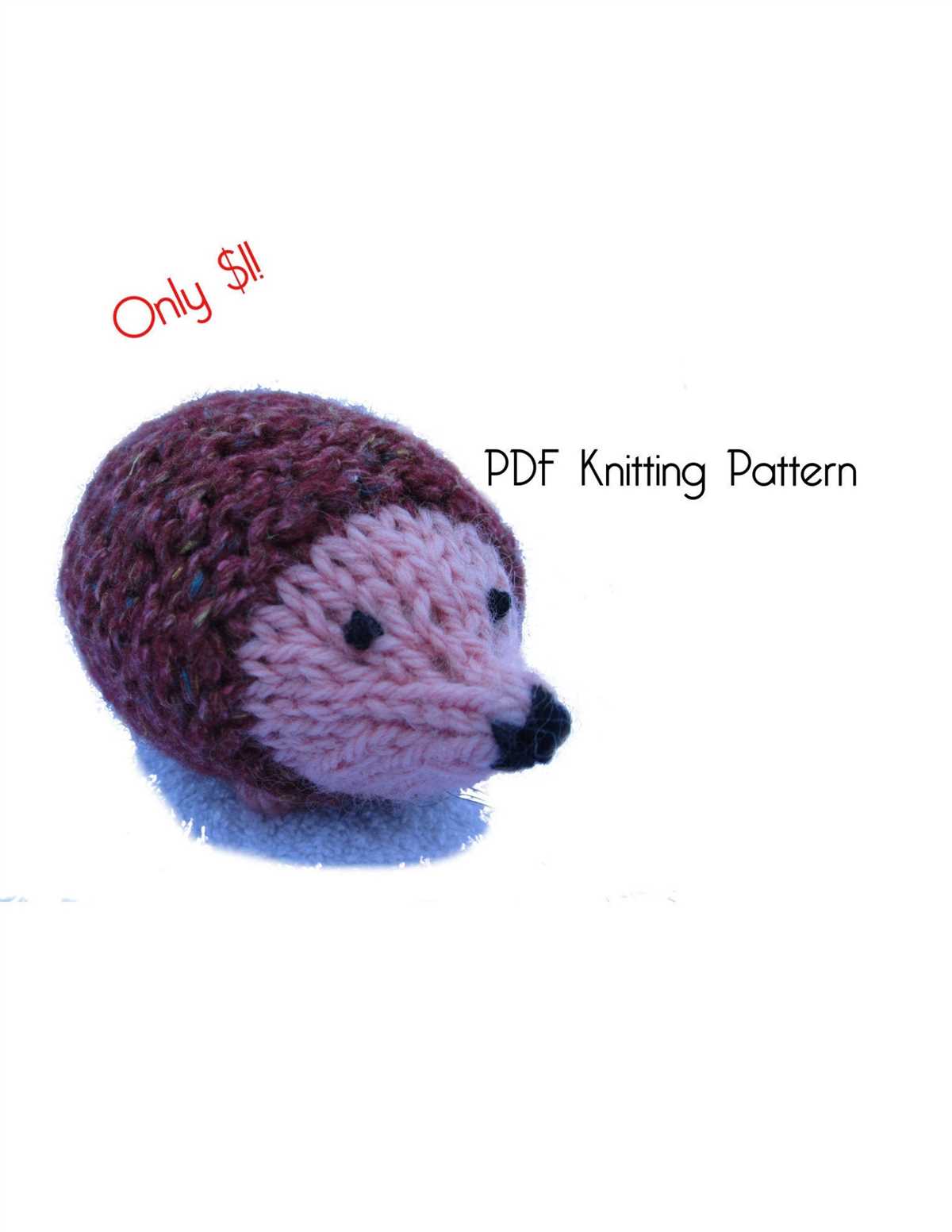 Tinsel hedgehog knitting pattern free
