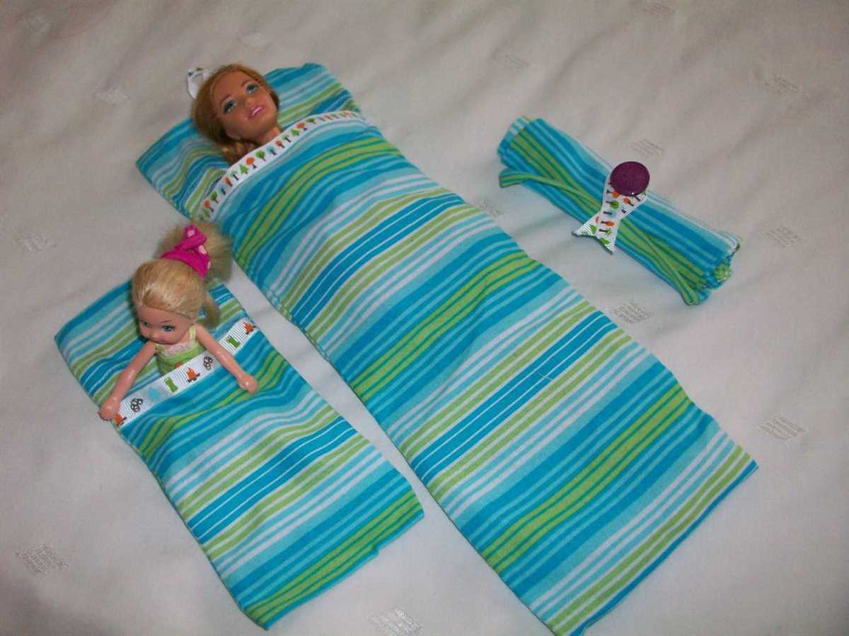 Barbie sleeping bag knitting pattern