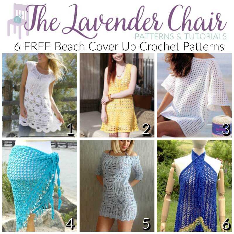 Knitted beach cover up pattern free