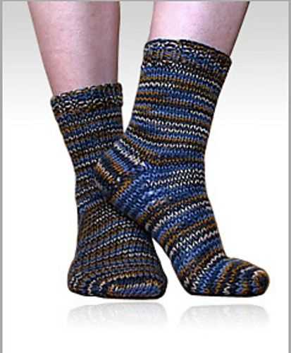 Toe up knitted sock pattern free