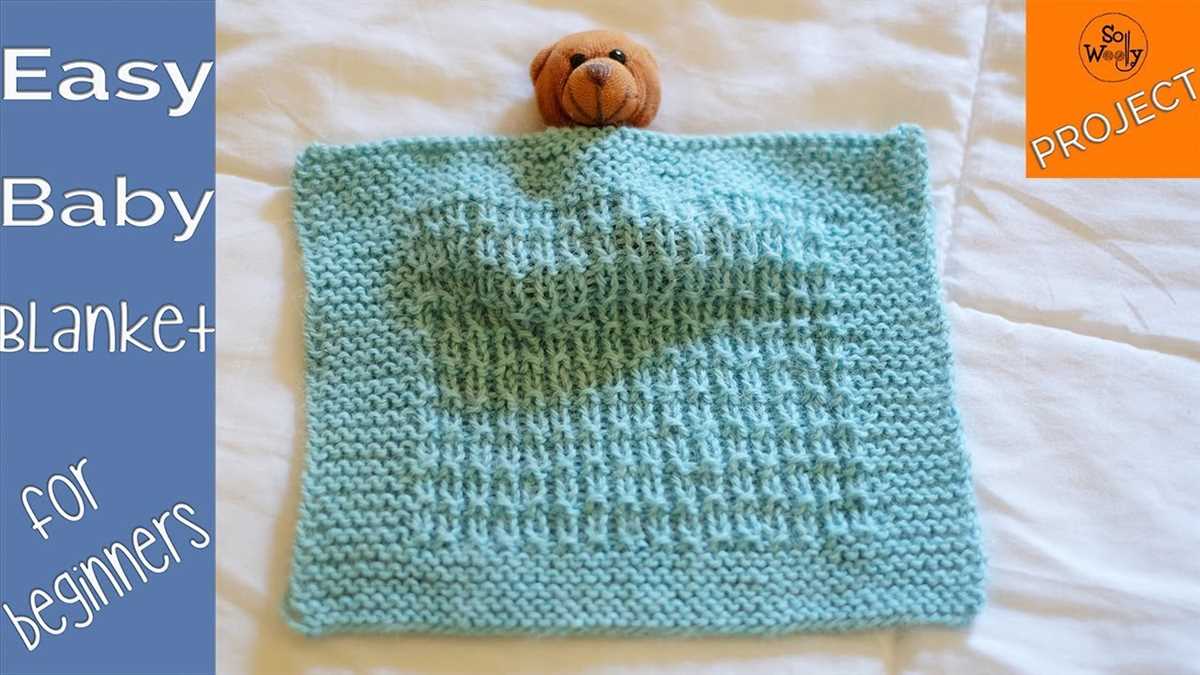 Easy knit baby blanket free pattern