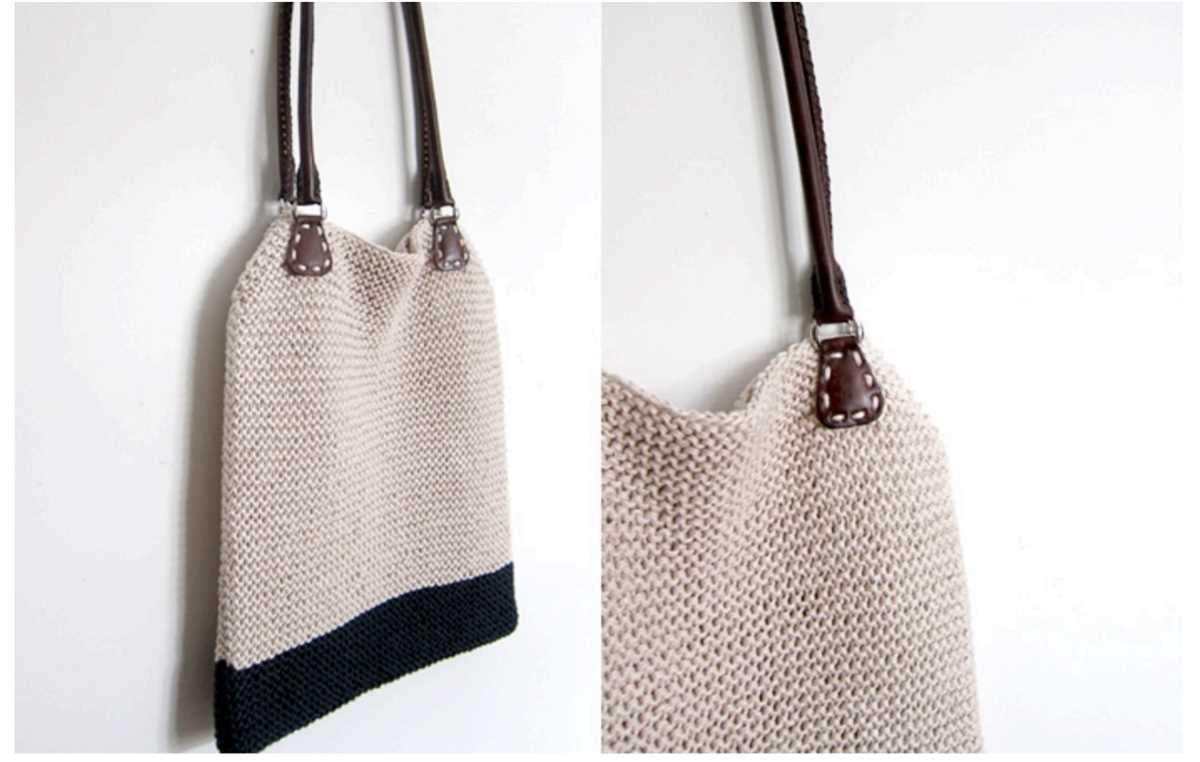 Tote bag knitting pattern