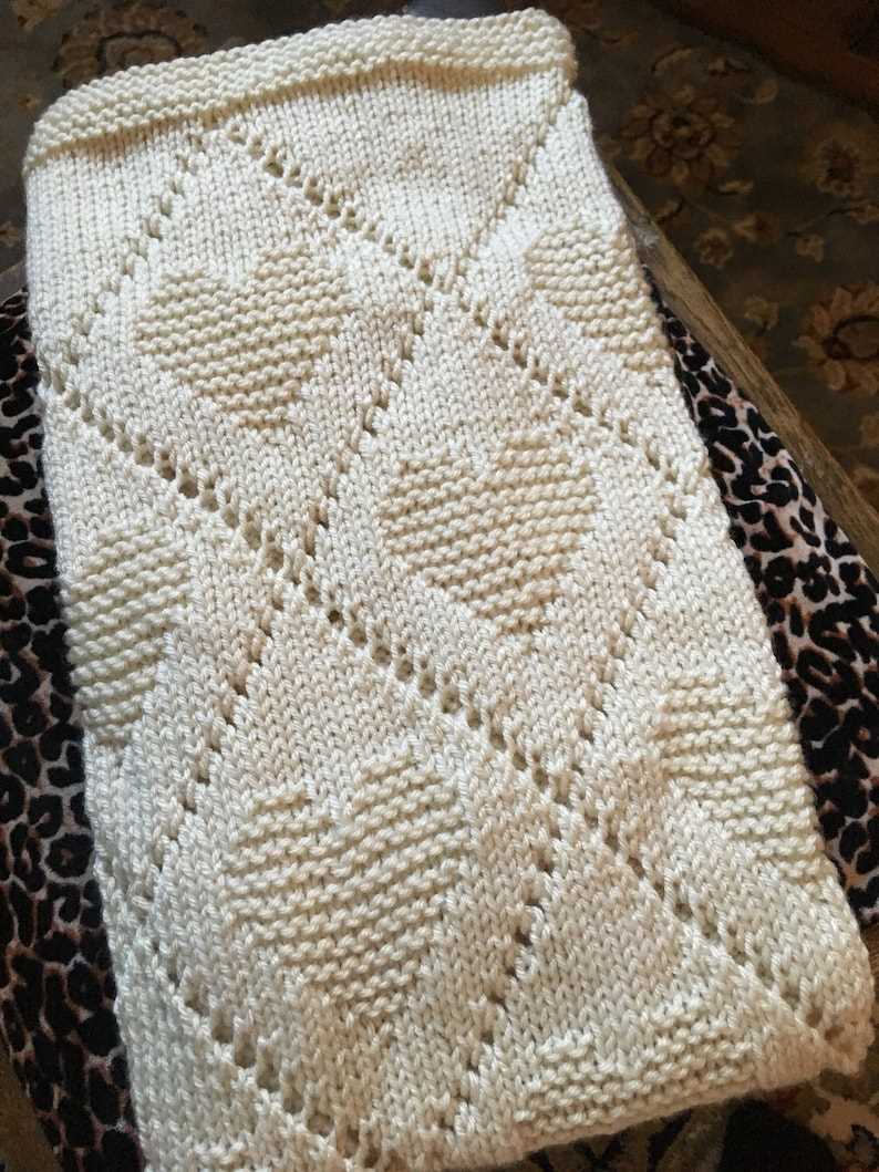 Bubble blanket knitting pattern