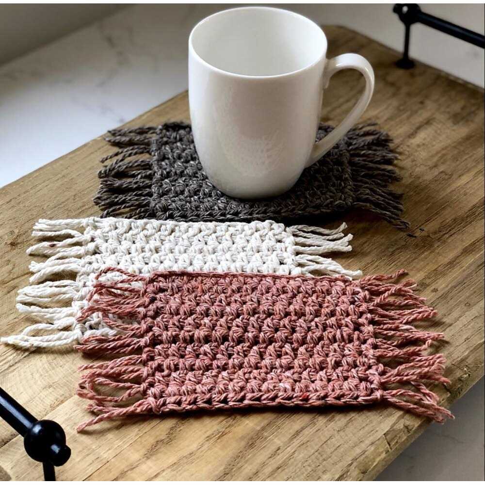 Knitted mug rug patterns
