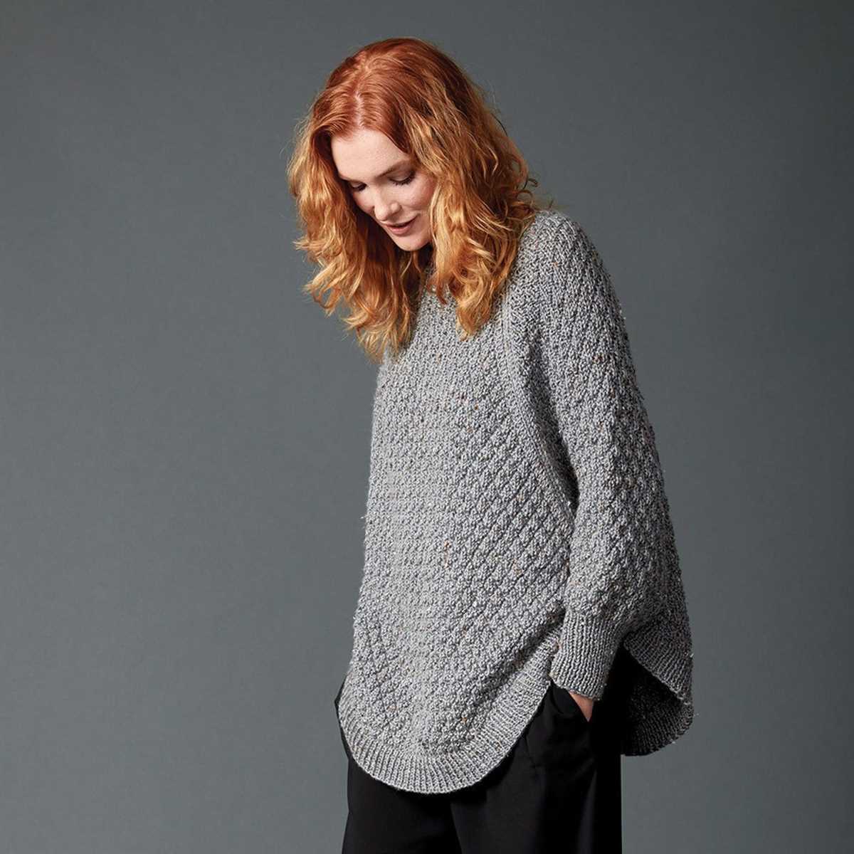 Great curves knit poncho pattern
