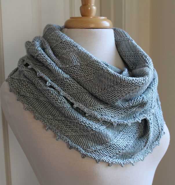 Tubular scarf knitting pattern
