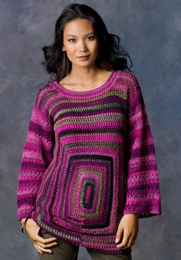 Large needle knitting sweater patterns