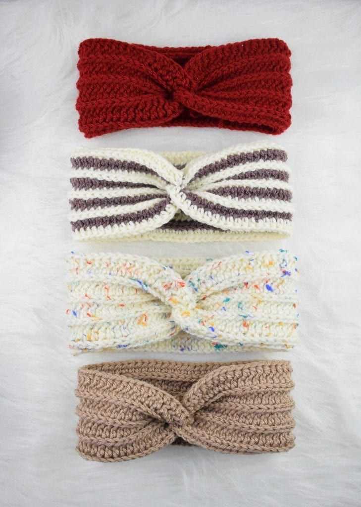 Twisted knit headband free pattern