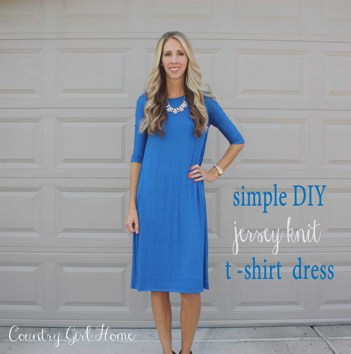Jersey knit dress pattern