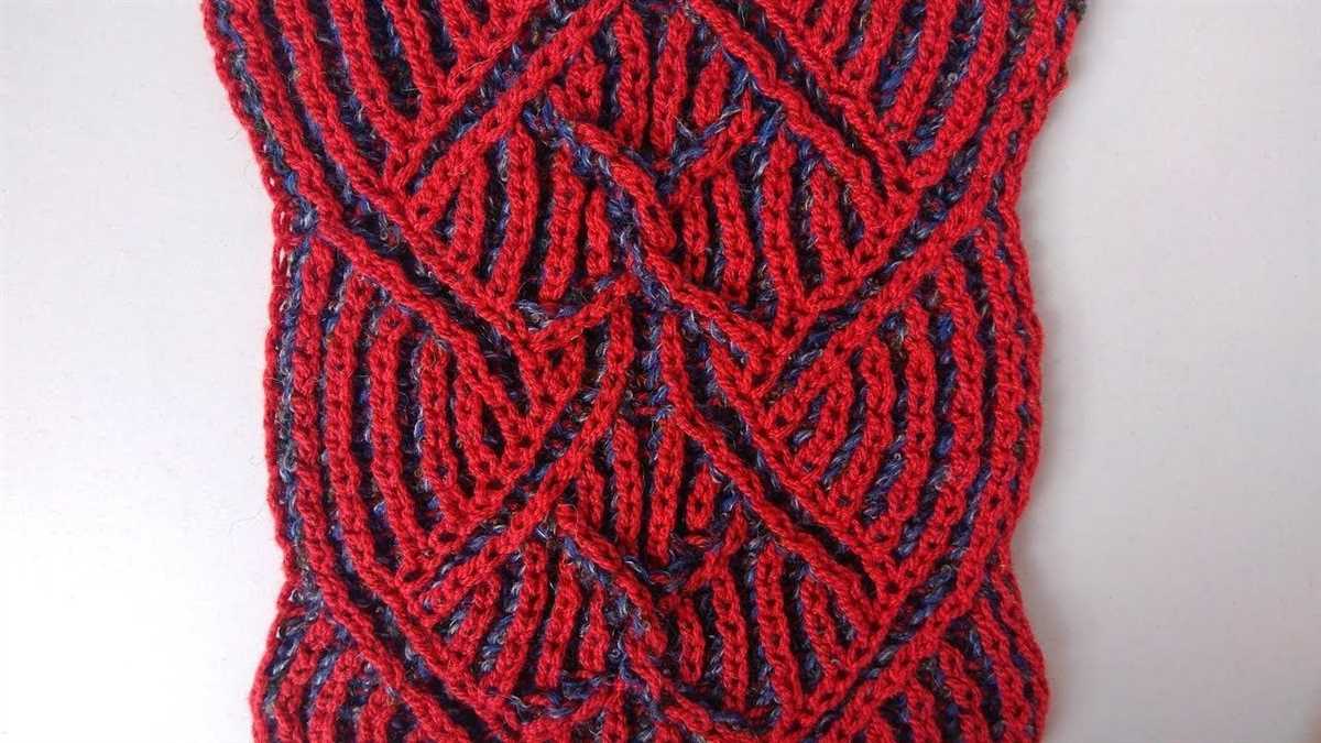Two color brioche knitting patterns