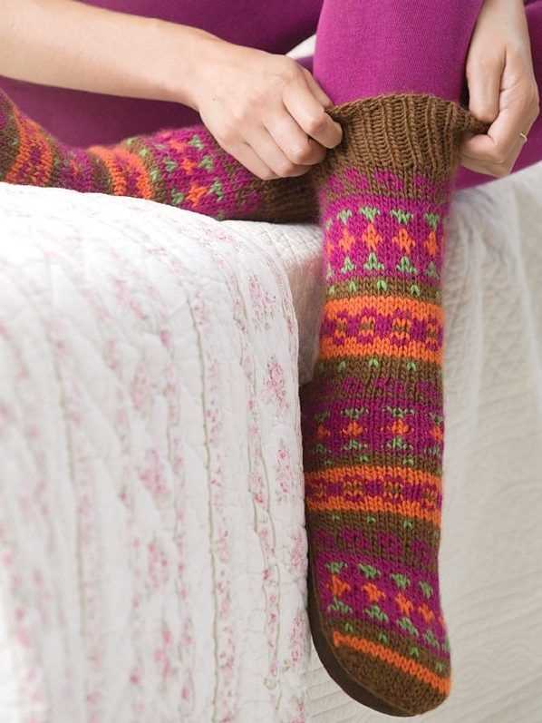Ravelry knitted slippers free pattern