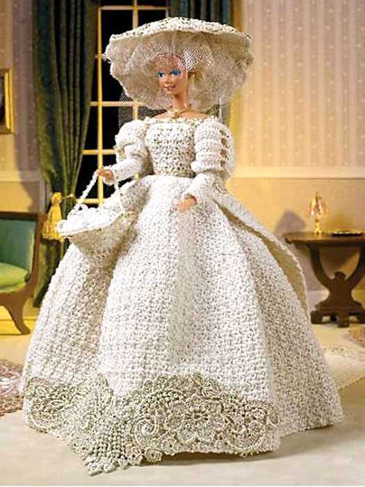 Barbie wedding dress knitting pattern