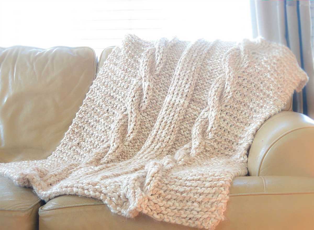 Free knitting patterns for throw blankets