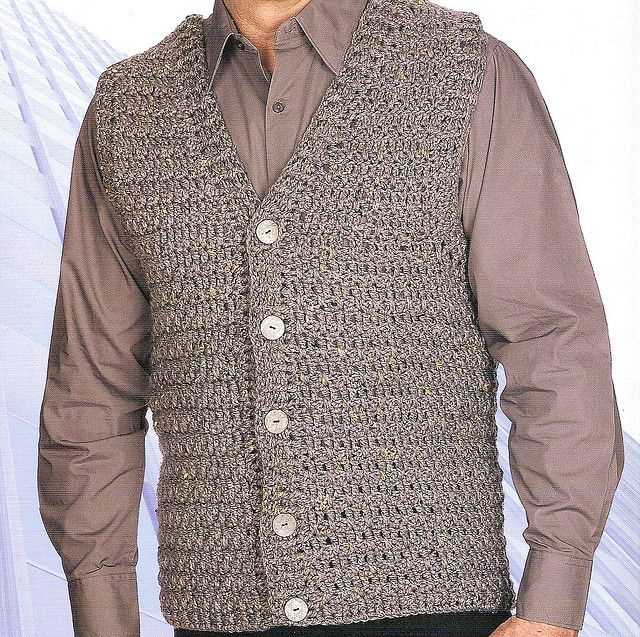 Easy mens vest knitting pattern