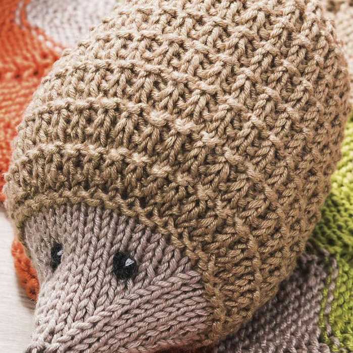 Hedgehog hat knitting pattern