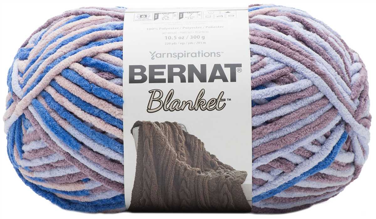 Bernat blanket yarn patterns hand knit